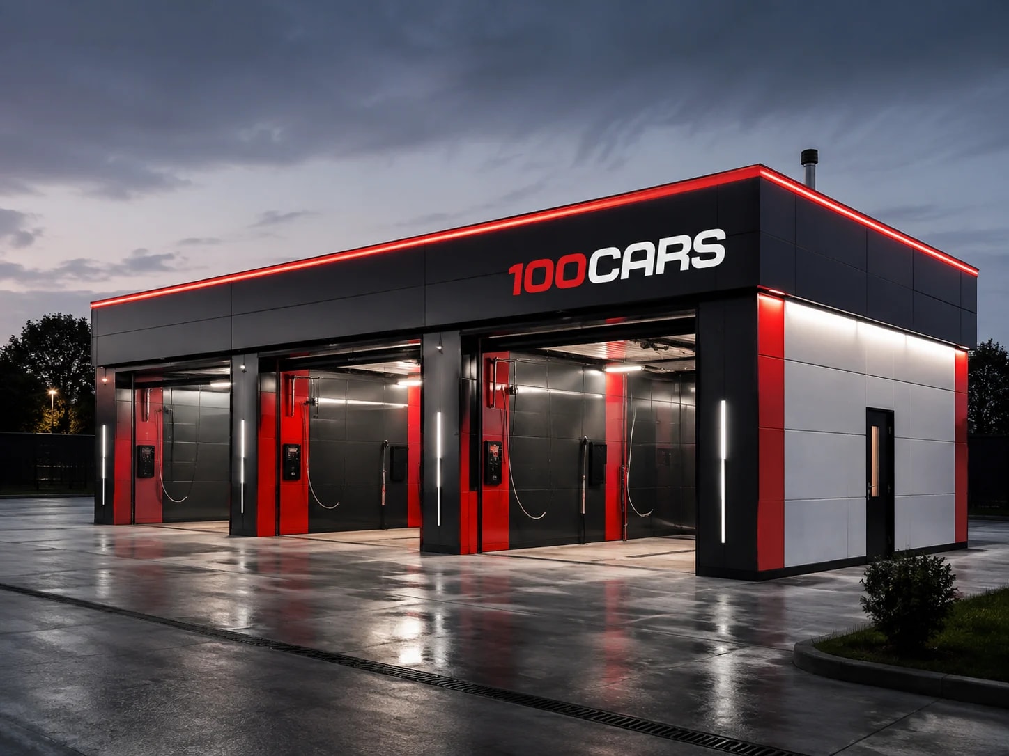 Модульная автомойка самообслуживания 100CARS